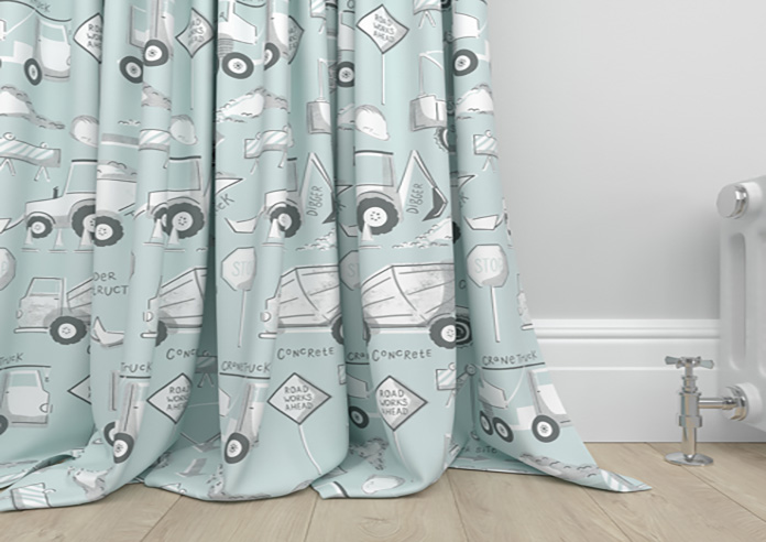 Tinker Town, Seafoam - Made to Measure Curtains - Image 6